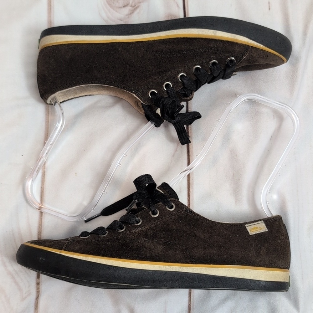 Simple OS Sneaker Womens 8.5 Brown Suede 90s Skate Shoes - Picture 2 of 7